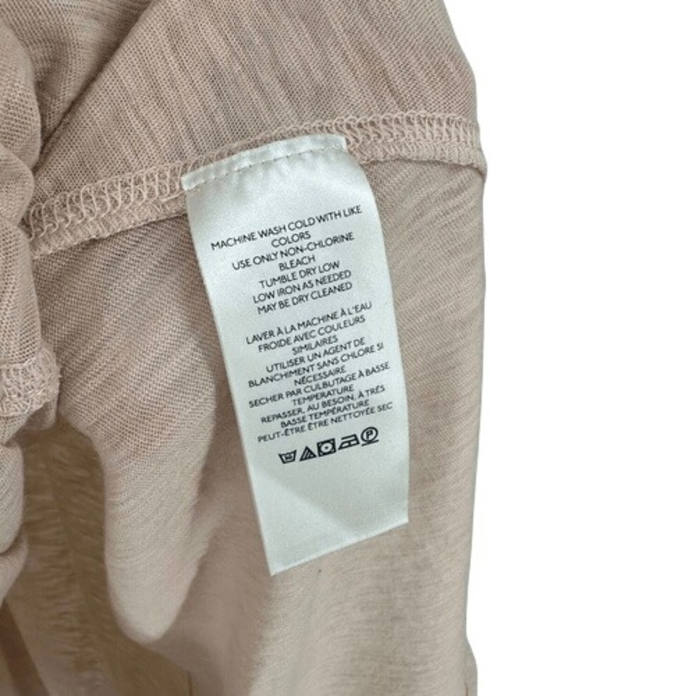 We The Free People Top Womens Medium Pink Misty Mink Long Sleeve Tunic Slub NWT - Picture 7 of 10